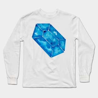 Blue crystal Long Sleeve T-Shirt